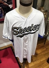 Sugar Land Skeeters 2014 Game Worn Brian Cozens #40 MILB Minors Baseball Jersey