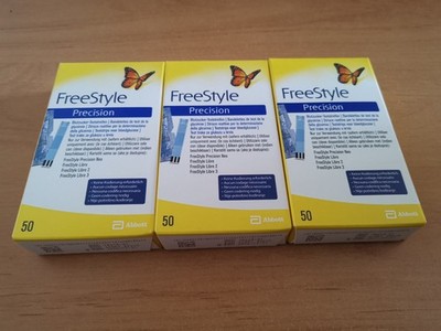 Freestyle Libre 2 3 Precision Blutzucker Teststreifen 3x 50 Stück neu