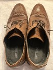 Stacy Adams Men Wingtip Oxford Dress Shoes Brown Leather Size 10 M Brogue Lace — photo 1