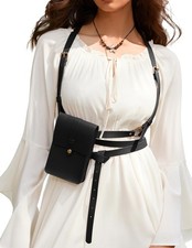 Renaissance Belt Pouch Women Pirate Accessories Body Harness Waist Bag 1 PCS