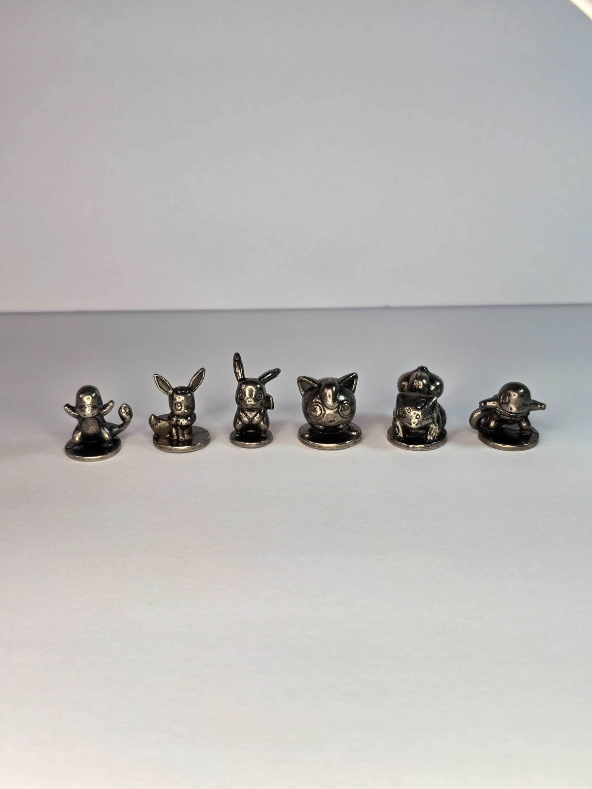 MONOPOLY POKEMON Kanto Edition set of 6 Replacement Metal To