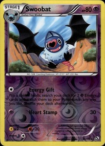 Swoobat Uncommon Legendary Treasures 65/113 LP Reverse Holo