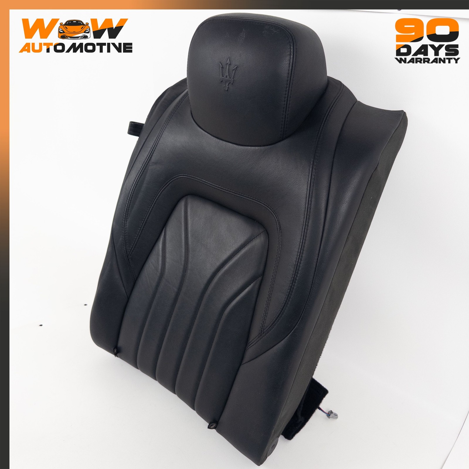 13-19 MASERATI QUATTROPORTE GTS REAR RIGHT UPPER SEAT CUSHION BLACK OEM
