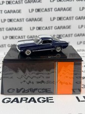 IXO Models 1965 Ford Mustang Shelby GT350 Blue w/ White Stripes 1:43 Diecast