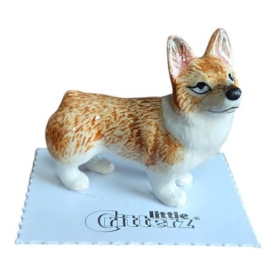 LITTLE CRITTERZ Dog Corgi Pembroke Welsh ''Sasha'' Miniature Figurine New LC949
