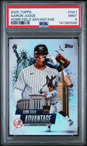 2025 Topps AARON JUDGE Home Field Advantage SP #HA-1 PSA 9