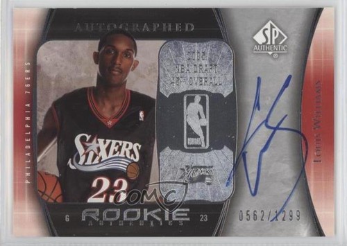 Louis Williams Autograph #120 card