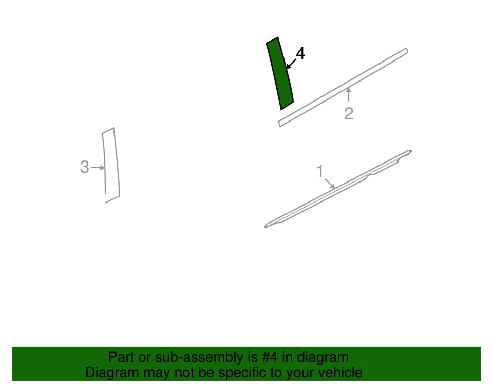 正品福特 2009 - 2019 年福特 Flex - 贴花 BA8Z-74255A62-A — 第 2/3 张图片