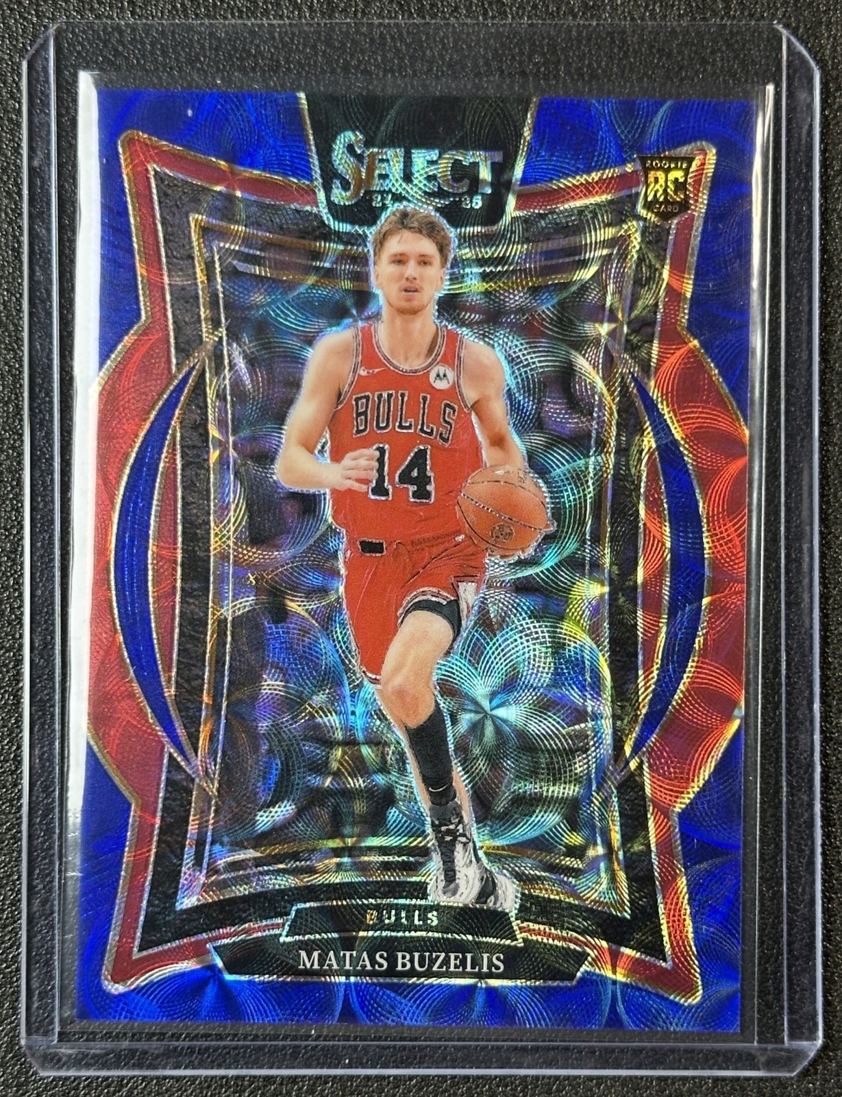 MATAS BUZELIS 2024-25 PANINI SELECT #70 ROOKIE BLUE SCOPE PRIZM RC 69/249