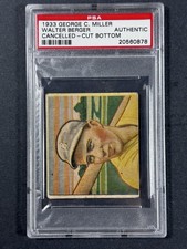 1933 George C. Miller Baseball Cards 15