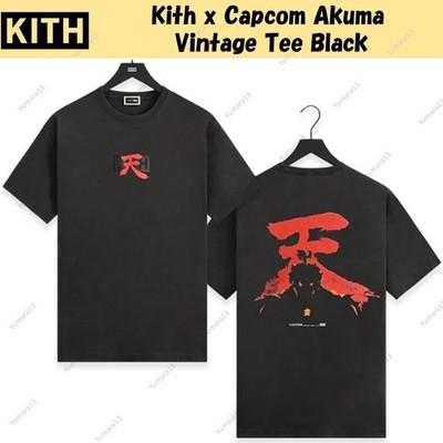 Kith x Capcom Akuma Vintage Tee Black