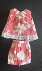 Vintage Clone Barbie Maddie Mod Style 60s 70s Pink Top Shorts Set Outfit