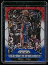 2015-16 Panini Prizm #150 Brandon Jennings Red, White & Blue Prizms