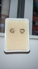 14K Gold Heart Shaped Earrings Women Earrings