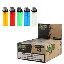 ComboPack Box de Jass Slim Brown + 5 Briquets Lux