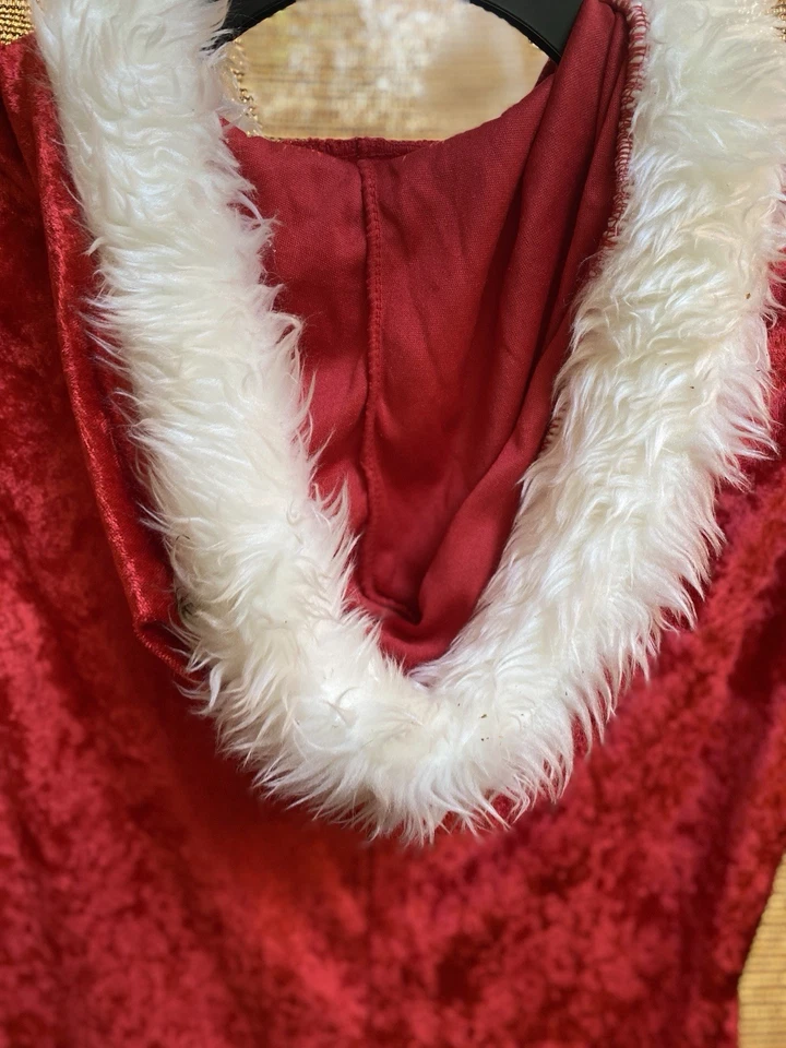 Amscan Mujer Rojo Sra. Claus Navidad Papá Noel Vestido Disfraz XS (40) Foto 2 de 3