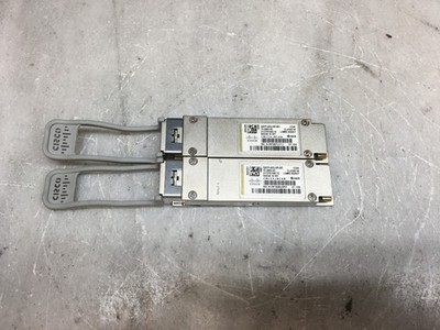 Lot of 2 Genuine Cisco QSFP-40G-SR-BD 10-2945-02 40GB-BASE QSFP+ Transceiver
