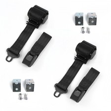 Chevy Nova 1968 - 1974 Standard 2pt Bk Seat Kit Wbrackets-2 Belts