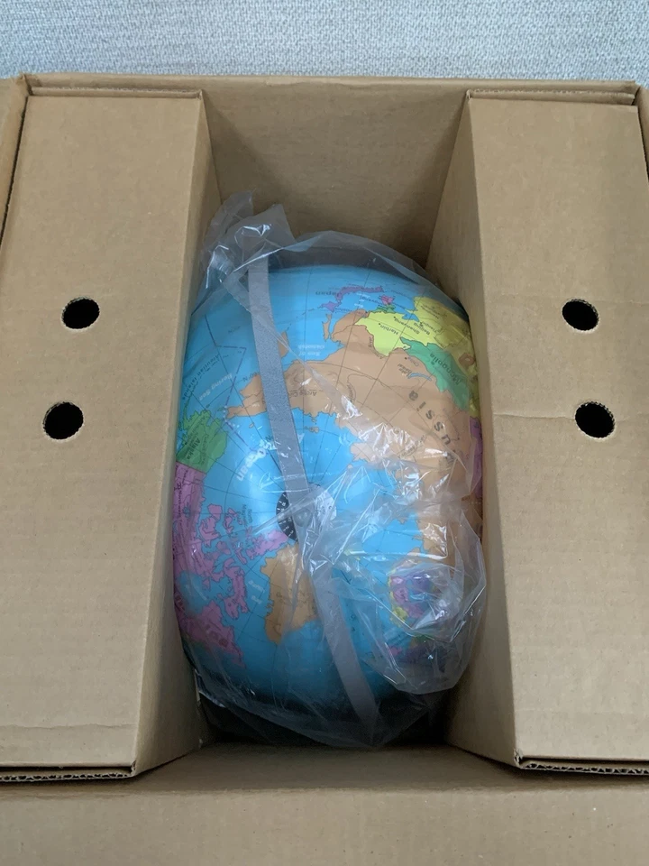 Globo terráqueo vintage Nystrom 16" TOTALMENTE NUEVO Foto 3 de 4