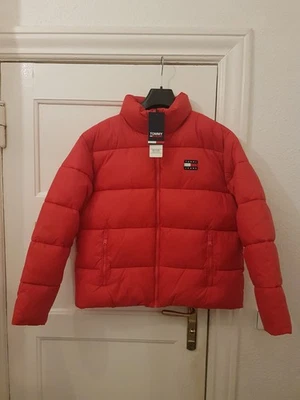 Tommy Jeans Puffer Jacket Damen  Grösse M Deep Crimson - Bild 1 von 4