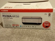 Canon PIXMA MP250 All-In-One Inkjet Printer W/ink 