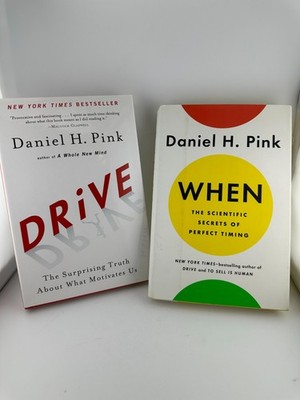 Daniel H. Pink Hardcover Book Bundle Drive When Motivation Timing