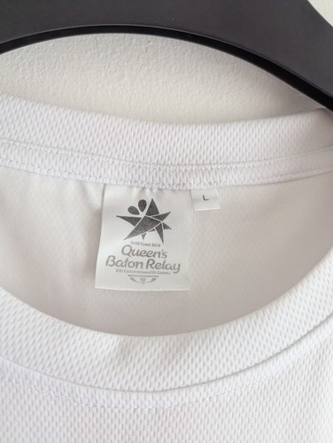 Australia Commonwealth Games 2018 Queen's Baton Relay Rare T Shirt Mens Large - Picture 6 of 9