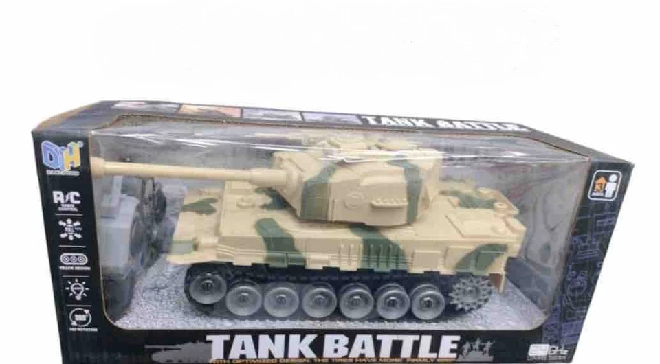 Tank Battle Toy, Military Tank Model with RC Controller, Desert Camouflage - Image 2 of 4