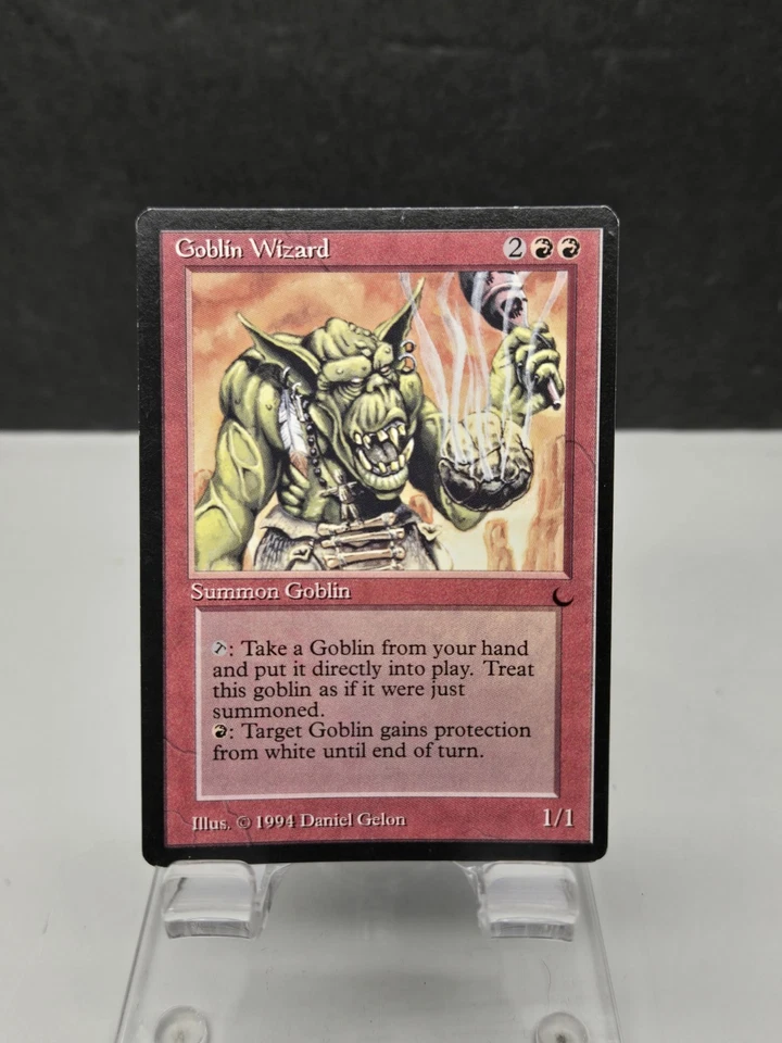 Goblin Wizard – MTG 1994 The Dark – Vintage - Image 2 of 4