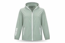 Womens Carte Diem Size L Windbreaker Coat Green Carpe Diem Coat