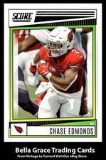 2022 Panini Score Chase Edmonds #148 Arizona Cardinals NFL Football