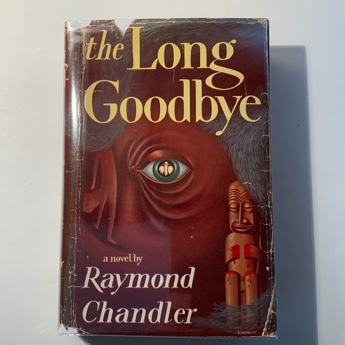 The Long Goodbye by Raymond Chandler 1954 Houghton, Mifflin, 1st edition NF / VG - Picture 1 of 9