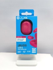 JLab JBuds Mini True Wireless Bluetooth Earbuds  Charging Case - Hot Pink