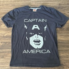 2010 Marvel Captain America Graphic T-Shirt Size XL Distressed Vintage Look