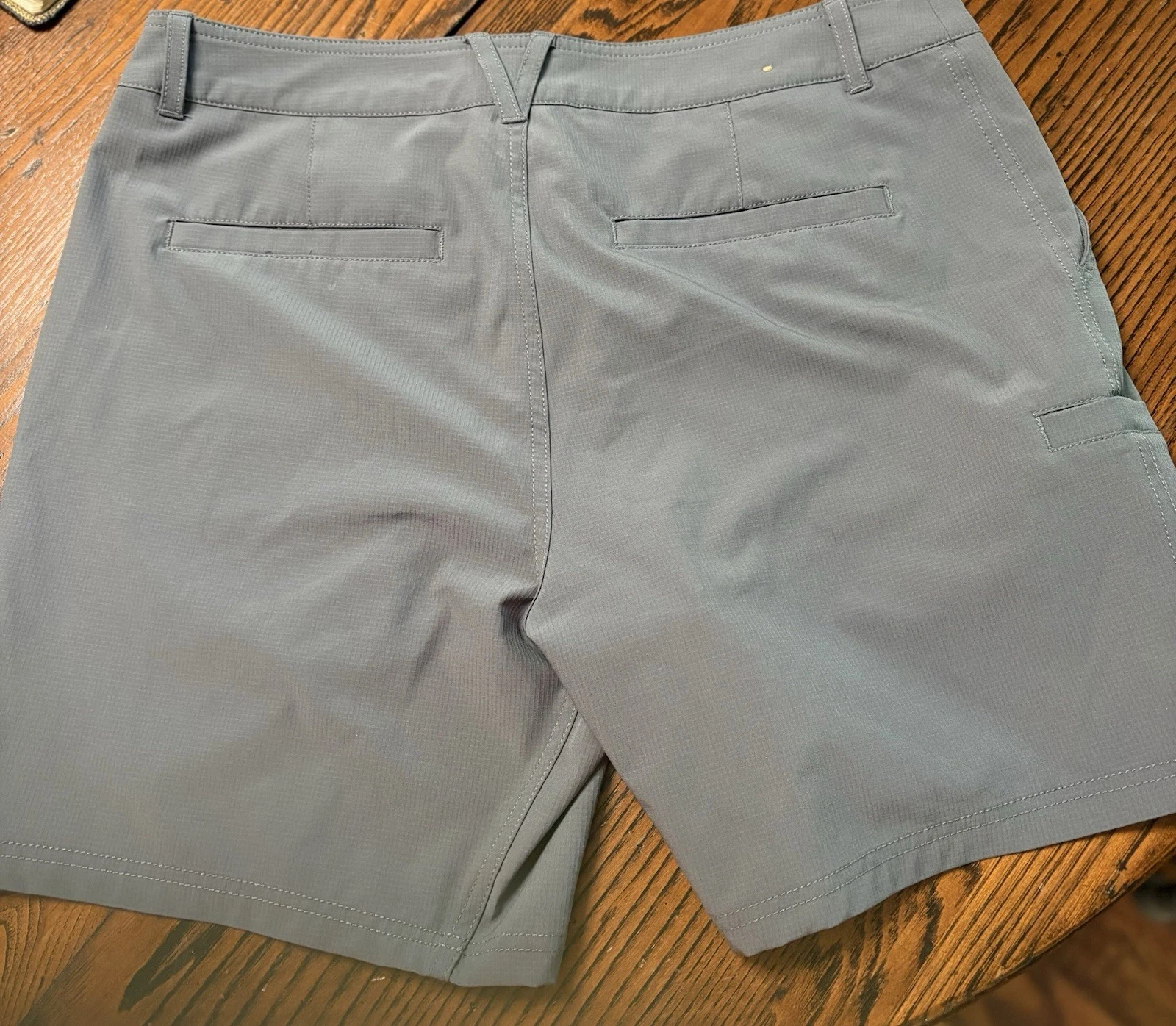 AFTCO Men's Gray Ripstop Fishing Shorts Breathable Size 34