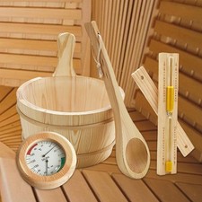 4Pcs Sauna Accessories Set Premium Sauna Equipment Sturdy Durability Portable