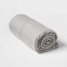 50"x70" 12lbs Weighted Blanket Gray - Room Essentials