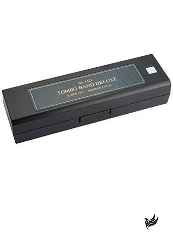 Tombo TOMBO chromatic harmonica in D key with special Tombo band 21 holes 1521 - Image 2 of 3