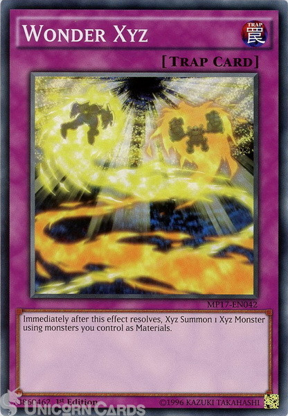MP17-EN042 Wonder Xyz Common 1st Edition Mint Yu-Gi-Oh! Card