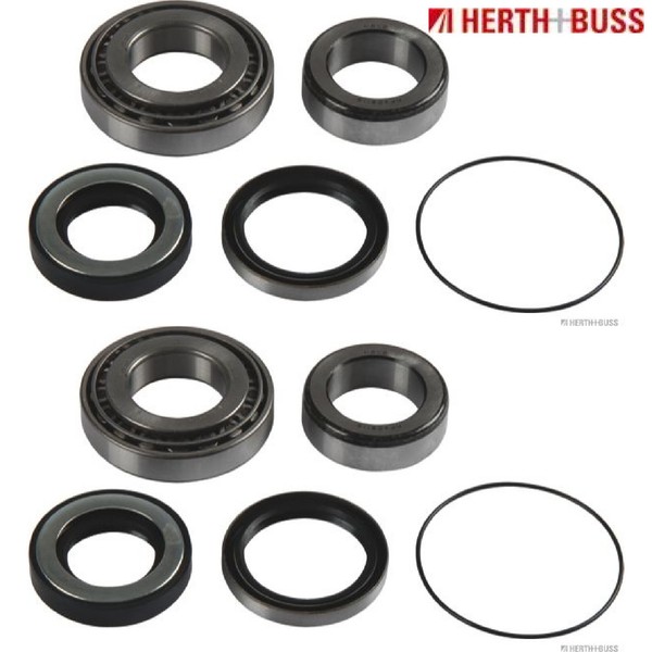 2X Radlagersatz Herth+Buss Jakoparts J4715008 2 Radlager Satz Links Rechts-image