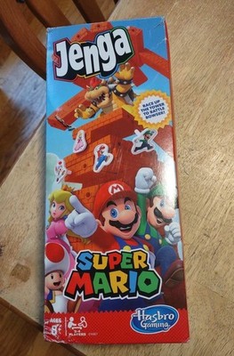Jenga Super Mario Edition Hasbro Gaming Race Up The Tower To Battle Bowser!