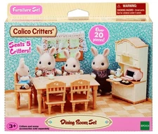 CALICO CRITTERS (22-Pieces CC1809) DINING ROOM SET Delightful Kitchen NEW IN BOX