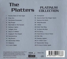 THE PLATTERS PLATINUM COLLECTION NEW CD