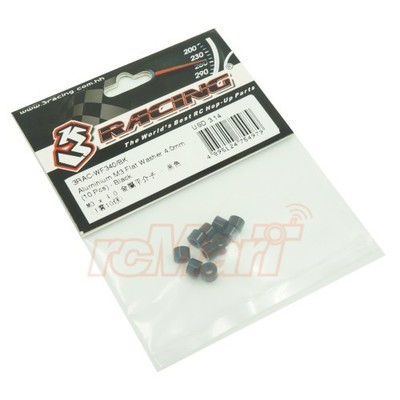 Ultimate Racing Rondelle M3 Alluminio Rosse Per Servocomandi 8 Pezzi - Foto 5