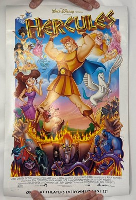Hercules McDonalds Plates Poster Disney Adventures Digest Triple PROMO 1997