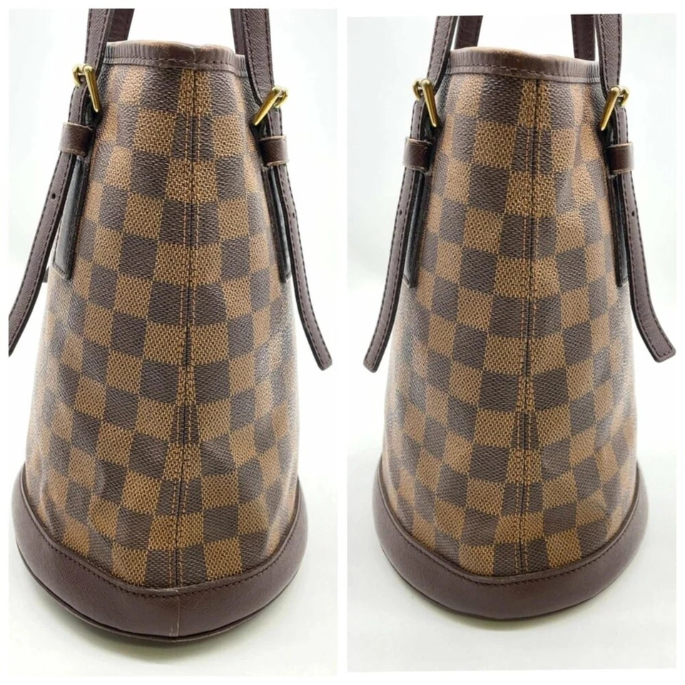Cubo Louis Vuitton Damier Level Marais con caja/bolsa 494-051825 Foto 3 de 4