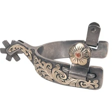 Classic Equine Performance Horse Spur 1" Band 1 1/4" Shank Medium SPURPH241Y