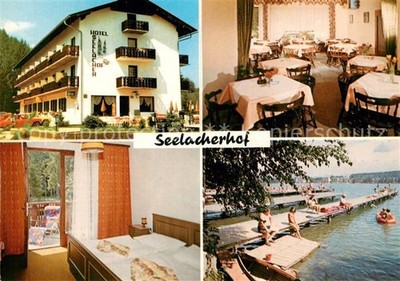St Kanzian Klopeiner See Hotel Seelacherhof Restaurant Guest Room Jetty