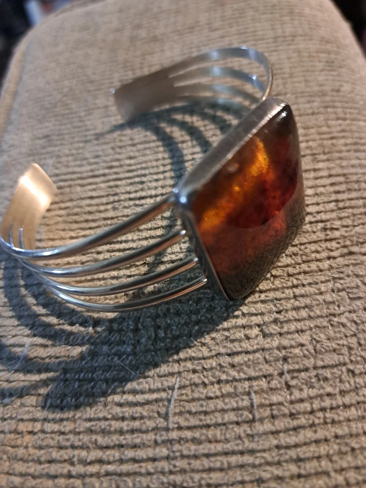 Punho âmbar 925 Desert Rose Trading - Imagem 3 de 4