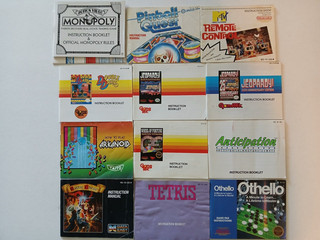 LOTTO LIBRETTI ISTRUZIONI GIOCO NES NINTENDO ORIGINALI NO GIOCHI SOLO MANUALE